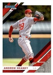 2019 Donruss Base Set Andrew Heaney #160 card