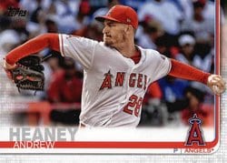 2019 Topps Base Set Andrew Heaney #257 card