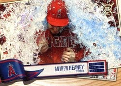 2019 Topps Big League Base Set Andrew Heaney #81 card