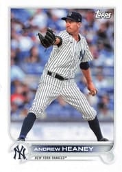 2022 Topps Mini Base Set Andrew Heaney #287 card