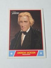 2025 Topps Heritage Notable Americans Andrew Jackson #NS-36 card