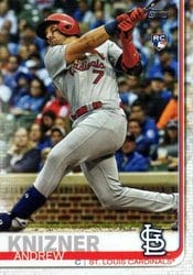2019 Topps Update Base Set Andrew Knizner #US182 card