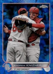 2022 Topps Chrome Update Sapphire Edition Base Set Andrew Knizner #US329 card