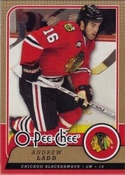 2008-09 O-Pee-Chee Base Set Andrew Ladd #217 card