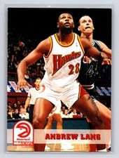 1993-94 Hoops Base Set Andrew Lang #303 card
