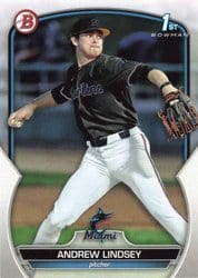 2023 Bowman Draft Base Set Andrew Lindsey #BD-18 card