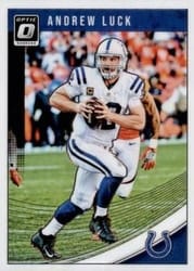 2018 Donruss Optic Base Set Andrew Luck #43 card