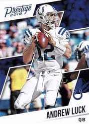 2018 Panini Prestige Base Set Andrew Luck #162 card