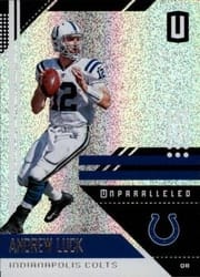 2018 Panini Unparalleled Base Set Andrew Luck #85 card