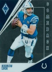 2019 Panini Phoenix Comeback Andrew Luck #1 card