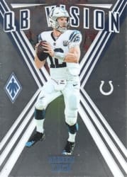 2019 Panini Phoenix QB Vision Andrew Luck #27 card