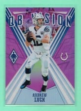 2019 Panini Phoenix QB Vision Andrew Luck #27 card
