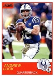 2019 Score Base Set Andrew Luck #52 card