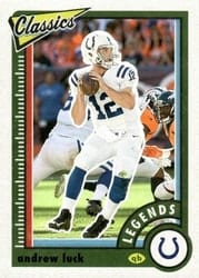 2022 Panini Classics Base Set Andrew Luck #111 card