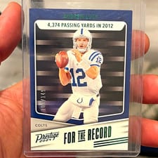 2024 Panini Prestige For the Record Andrew Luck #FR-AL card