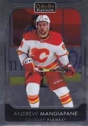 2021-22 O-Pee-Chee Platinum Base Set Andrew Mangiapane #9 card