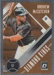 2018 Donruss Optic Base Set Andrew McCutchen #24 card