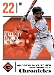 2018 Panini Chronicles Base Set Andrew McCutchen #53 card