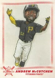 2018 Topps Big League Star Caricature Reproductions Andrew McCutchen #SCR-AM card