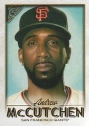 2018 Topps Gallery Base Set Andrew McCutchen #51 card