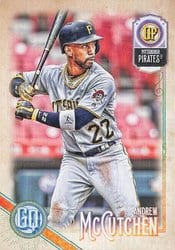 2018 Topps Gypsy Queen Base Set Andrew McCutchen #191 card