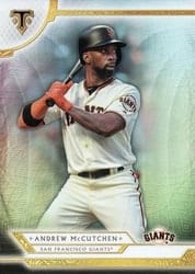 2018 Topps Triple Threads Base Set Andrew McCutchen #37 card