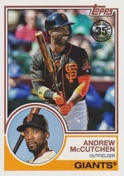 2018 Topps Update 1983 Topps Andrew McCutchen #83-1 card