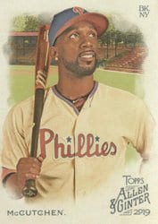 2019 Topps Allen & Ginter Base Set Andrew McCutchen #81 card