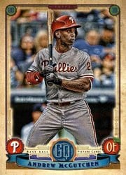 2019 Topps Gypsy Queen Base Set Andrew McCutchen #77 card