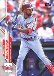 2020 Topps Base Set Andrew McCutchen #467 card