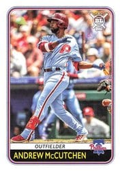 2020 Topps Big League Base Set Andrew McCutchen #195 card