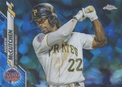 2020 Topps Chrome Update Sapphire Edition Base Set Andrew McCutchen #U-266 card