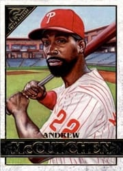2020 Topps Gallery Base Set Andrew McCutchen #14 card