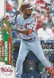 2020 Topps Holiday Base Set Andrew McCutchen #HW154 card