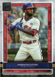 2020 Topps Museum Collection Base Set Andrew McCutchen #85 card