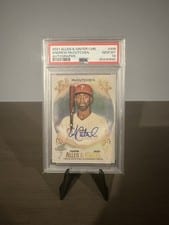 2021 Topps Allen & Ginter Chrome Autographs Andrew McCutchen #AGA-AM card