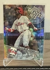 2022 Topps 2021 Greatest Hits Autographs Andrew McCutchen #21GH-12 card