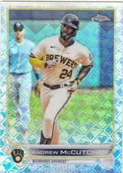 2022 Topps Chrome Logofractor Edition Base Set Andrew McCutchen #82 card