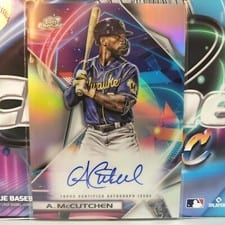 2022 Topps Cosmic Chrome Autographs Andrew McCutchen #CCA-MCC card