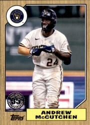 2022 Topps Update 1987 Topps Andrew McCutchen #87TBU-26 card