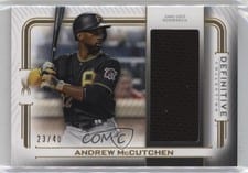 2023 Topps Definitive Collection Jumbo Relic Collection Andrew McCutchen #DJR-MCC card