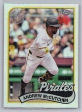 2024 Topps Chrome Update 1989 Topps Baseball Andrew McCutchen #89CU-19 card