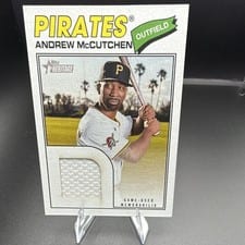2026 Topps Heritage Real One Relics Andrew McCutchen #ROR-AM card
