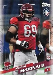 2019 Topps AAF Base Set Andrew McDonald #123 card