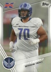 2020 Topps XFL Base Set Andrew McDonald #46 card