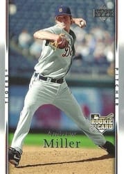 2007 Upper Deck Base Set Andrew Miller #18 card