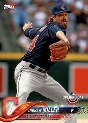 2018 Topps Opening Day Base Set Andrew Miller #35 card