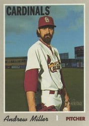 2019 Topps Heritage Base Set Andrew Miller #521 card