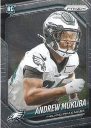 2025 Panini Prizm Base Set Andrew Mukuba #330 card