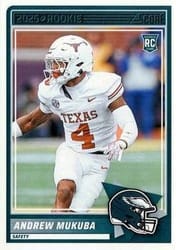 2025 Score Rookies Andrew Mukuba #98 card